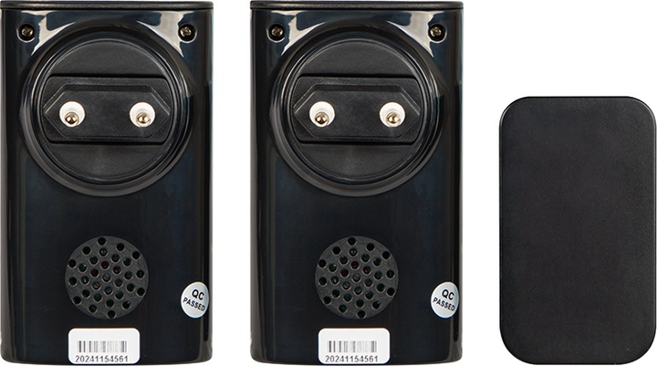Bezprzewodowy dzwonek Blow AP-12 z 2 odbiornikami Czarny (5900804146438) - obraz 3