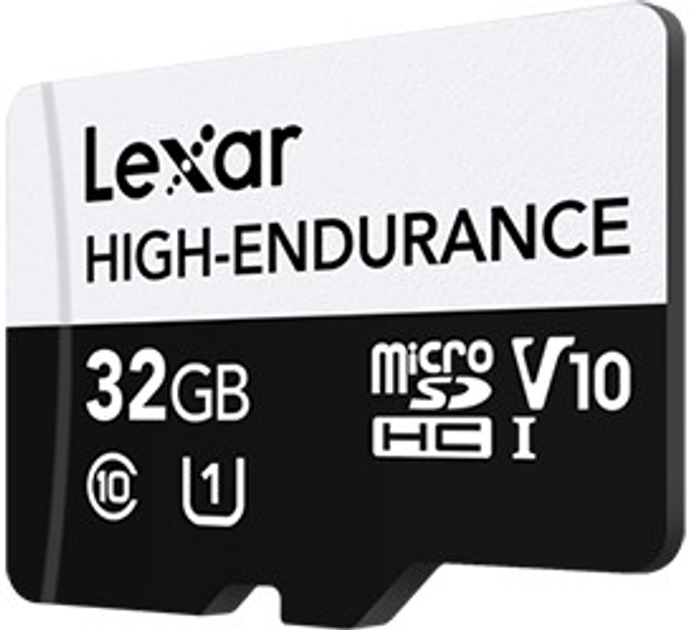 Карта пам'яті Lexar High-Endurance microSDHC 32GB UHS-I (LMSHGED032G-BCNNG) - зображення 2