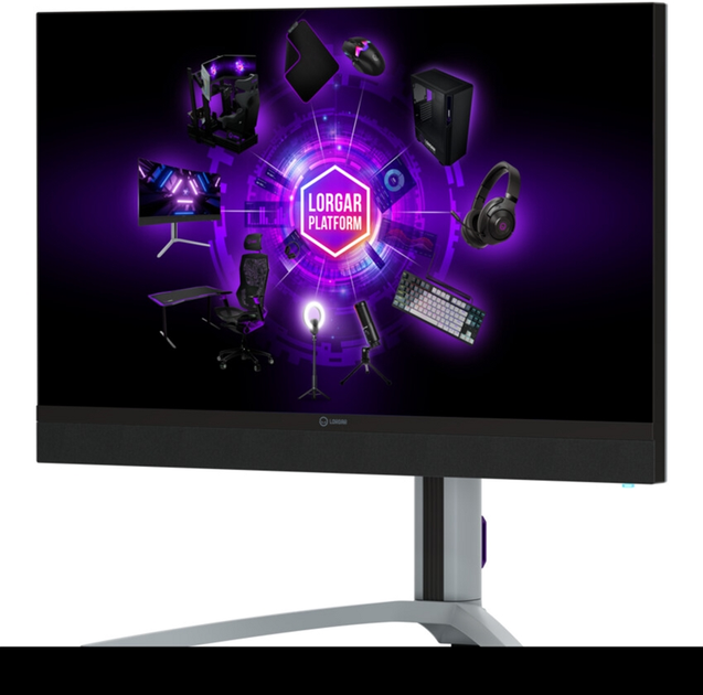 Монітор 27" Lorgar 27MP1 (LRG-27MP1U160-GY) - зображення 3