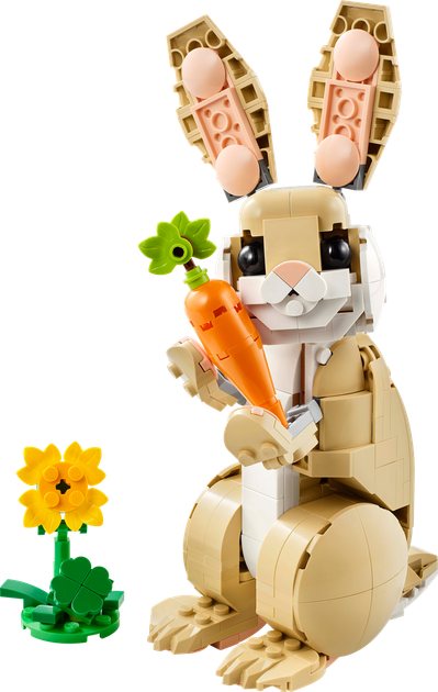 Конструктор Лего Креатор 3 в 1 Милий кролик Lego Creator 31162 - зображення 6