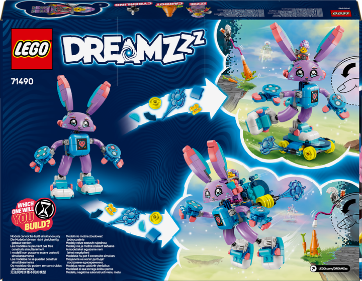 Конструктор Лего Дрімз Ізі та ігровий кролик Банчуро LEGO DREAMZzz Izzie and Bunchu Bunny 71490 - Фото 2 Конструктор Лего Дрімз Ізі та ігровий кролик Банчуро LEGO DREAMZzz Izzie and Bunchu Bunny 71490 - зображення 2