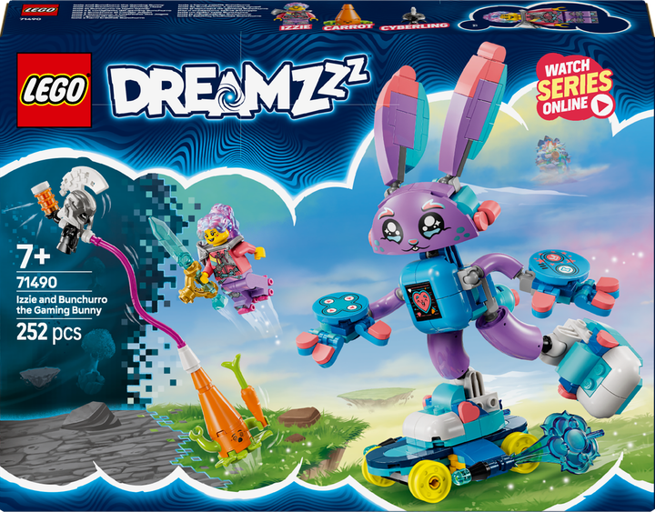 Конструктор Лего Дрімз Ізі та ігровий кролик Банчуро LEGO DREAMZzz Izzie and Bunchu Bunny 71490 - Фото 5 Конструктор Лего Дрімз Ізі та ігровий кролик Банчуро LEGO DREAMZzz Izzie and Bunchu Bunny 71490 - зображення 5