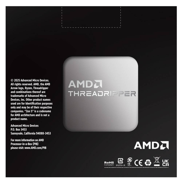 Procesor AMD CPU Desktop Ryzen Threadripper PRO 9955WX 16C/32T 4.5GHz/5.4GHz 80MB 350W sTR5 (100-100000725WOF) BOX - obraz 5