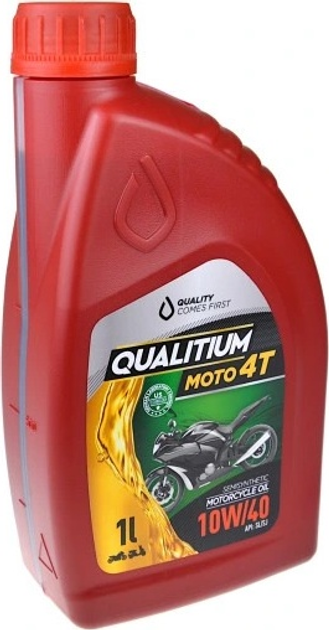 Olej silnikowy Qualitium Moto 4T 10W40 1 l (5906749635570) - obraz 1