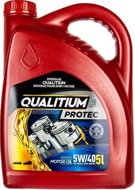 Olej silnikowy Qualitium Protec 5W40 5 l (5906749635211) - obraz 1