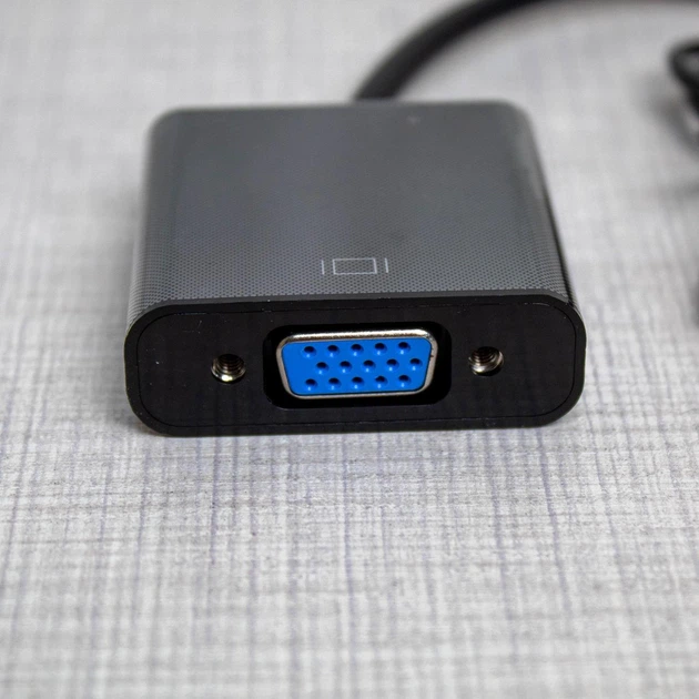 Перехідник HDMI to VGA адаптер конвертор + аудио 3,5мм - Фото 2 Перехідник HDMI to VGA адаптер конвертор + аудио 3,5мм - изображение 2