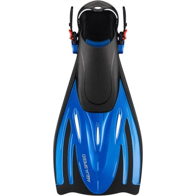 Ласты WOMBAT Aqua Speed 530-11 черный, синий, размер 38-41 - Фото 4 Ласты WOMBAT Aqua Speed 530-11 черный, синий, размер 38-41 - изображение 4
