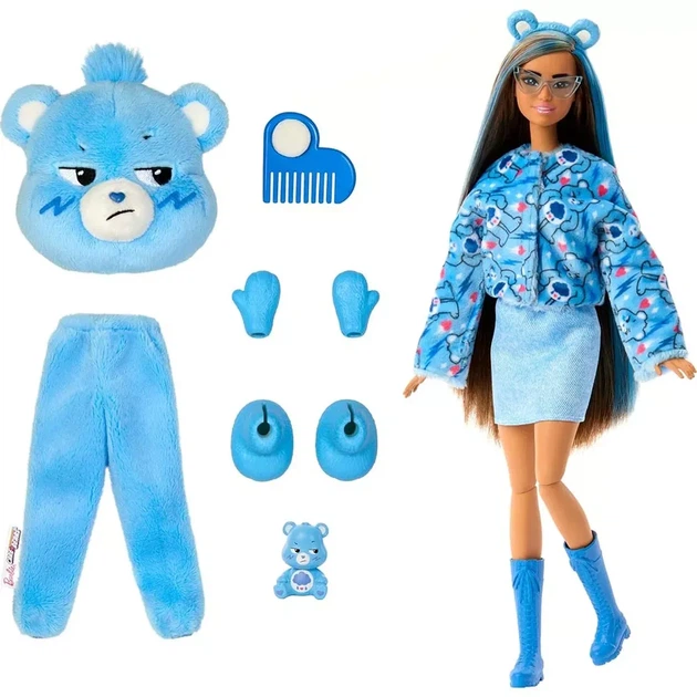 Кукла Barbie Cutie Reveal Care Bears Мишка Ворчун (JCN96) - изображение 3