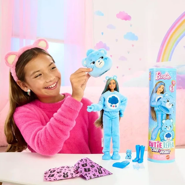 Кукла Barbie Cutie Reveal Care Bears Мишка Ворчун (JCN96) - изображение 6