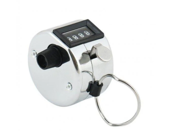 Лічильник ручної 4-розрядний HLV 0000-9999 Silver (N003576) - зображення 7