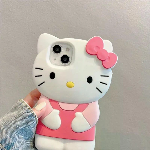 Чехол Silicon Power для Apple iPhone 13 Pro Max (6.7") Hello Kitty White/Red - Фото 4 Чехол Silicon Power для Apple iPhone 13 Pro Max (6.7") Hello Kitty White/Red - изображение 4
