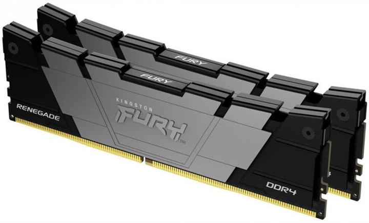 Модуль пам`ятi DDR4 2x8GB/4600 Kingston Fury Renegade Black (KF446C19RB2K2/16) - изображение 2