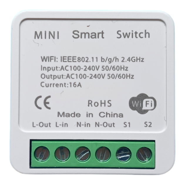 WIFI умное реле выключатель 16A Mini Smart Switch - Фото 2 WIFI умное реле выключатель 16A Mini Smart Switch - изображение 2