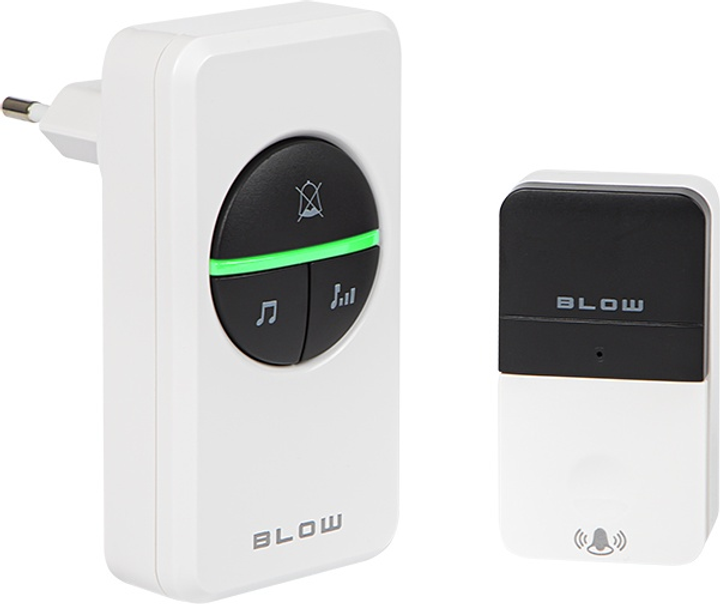 Бездротовий дверний дзвінок Blow KINETIC DK-11 Білий (5900804129165) - зображення 2