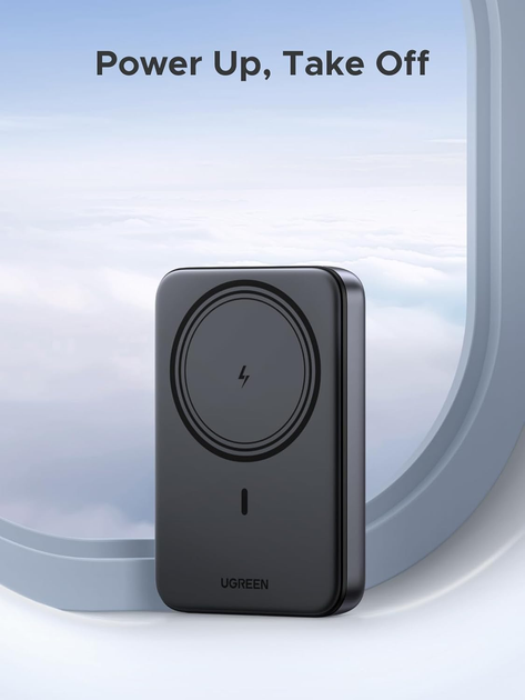 Магнитная батарея Power bank UGREEN PB561 10000 mAh 20W - Фото 6 Магнитная батарея Power bank UGREEN PB561 10000 mAh 20W - изображение 6