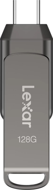 Pendrive Lexar JumpDrive Dual Drive D400 128GB USB 3.2 Type-C (LJDD400128G-BNQNG) - obraz 1