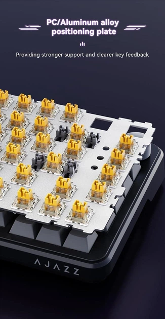 Игровая Клавиатура AJAZZ AK820 MAX HE White с Магнитными Свитчами