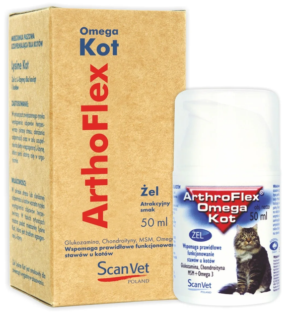 Гель ScanVet Arthroflex Omega Cat для підтримки суглобів у котів 50 мл (5391525732923) - зображення 1