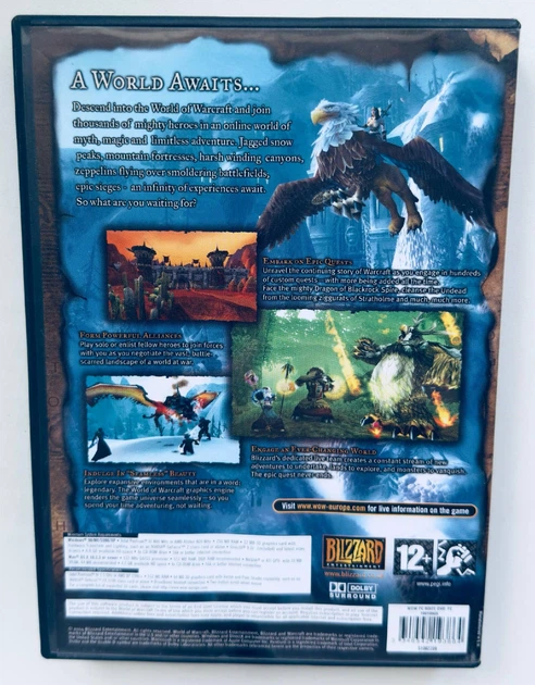 Диск для PC - World of Warcraft, английская версия, Б/У - Фото 3 Диск для PC - World of Warcraft, английская версия, Б/У - изображение 3