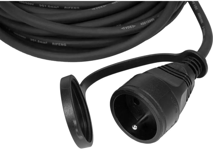 Kabel przedłużający do prac budowlanych YATO 230 V l=40 m prąd 16 A 3-żyłowy S=1.5 mm² (YT-81028) - obraz 3