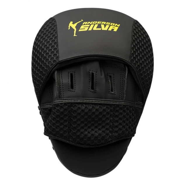 Лапы боксерские Adidas x Anderson Silva (ADIAS50FM) Black/Yellow - изображение 6