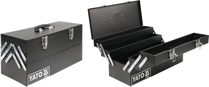 Ящик для інструменту Yato YT-0885 сталевий 460х200х225 мм (5906083908859) - зображення 3
