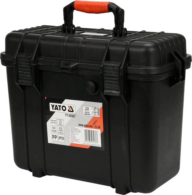 Skrzynka narzędziowa Yato YT-08907 430x244x341 mm odporna na uderzenia szczelna polipropylen (5906083032387) - obraz 1