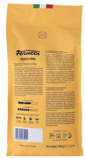 Кава в зернах Ferucci Braziliana Espresso 1 кг (5905215161421) - зображення 2