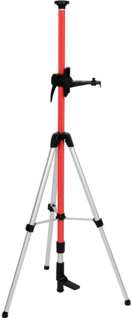 Tyczka z trójnogiem do poziomów laserowych składana Yato YT-30500 mocowanie 5/8" 370 cm (5906083086458) - obraz 1