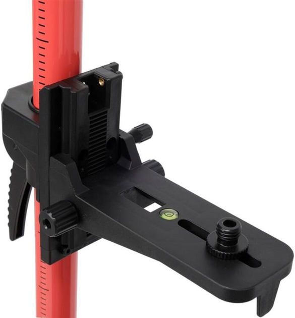 Tyczka z trójnogiem do poziomów laserowych składana Yato YT-30500 mocowanie 5/8" 370 cm (5906083086458) - obraz 2