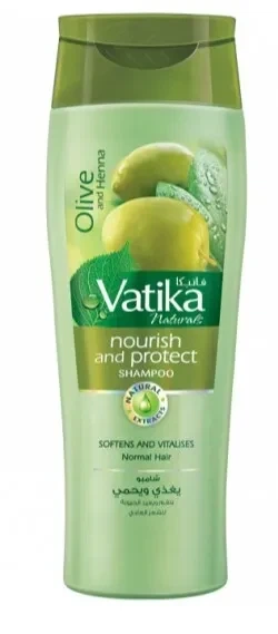 Dabur Vatika / Шампунь "Увлажнение" (олива, хна), 360 мл - Фото 1 Dabur Vatika / Шампунь "Увлажнение" (олива, хна), 360 мл - изображение 1