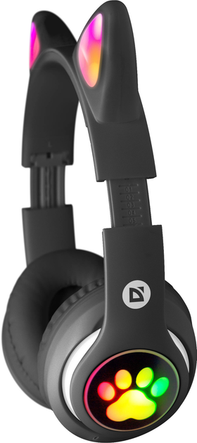 Słuchawki Defender FreeMotion B585 Green LED Bluetooth Black (4745090821697) - obraz 3