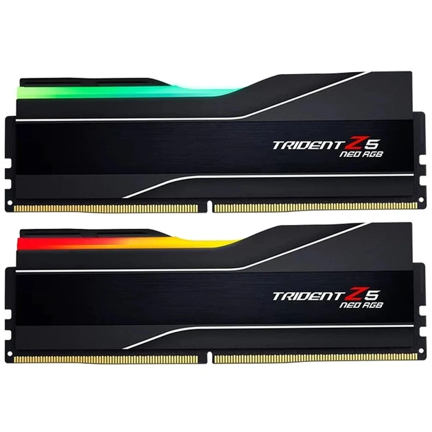 Оперативна пам'ять DDR5 32 Gb (6400 MHz) (Kit 16 Gb x 2) G.SKILL Trident Z5 Neo RGB Black (F5-6400J3239G16GX2-TZ5NR) - Фото 1 Оперативна пам'ять DDR5 32 Gb (6400 MHz) (Kit 16 Gb x 2) G.SKILL Trident Z5 Neo RGB Black (F5-6400J3239G16GX2-TZ5NR) - зображення 1
