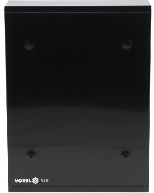 Skrzynka na listy Vorel 78555 360 x 260 x 80 mm Czarna (5906083785559) - obraz 4