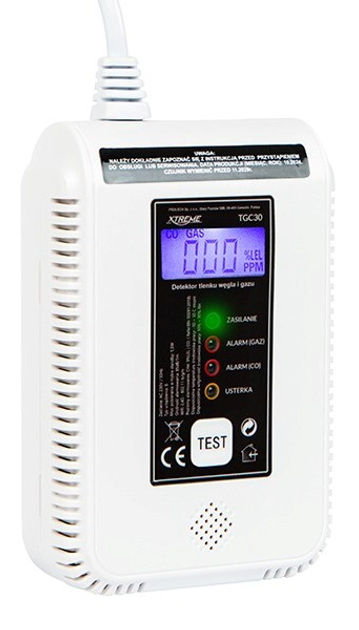 Датчик Xtreme газу і чадного газу WiFi TUYA (5900804145981) - зображення 3