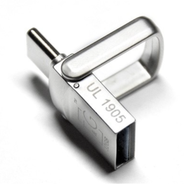 USB флешка OTG -Type C 64GB T & G, Steel - Фото 1 USB флешка OTG -Type C 64GB T & G, Steel - изображение 1