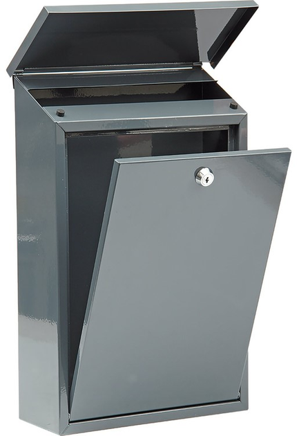 Skrzynka na listy Vorel 78571 400 x 250 x 100 mm Szara (5906083785719) - obraz 2