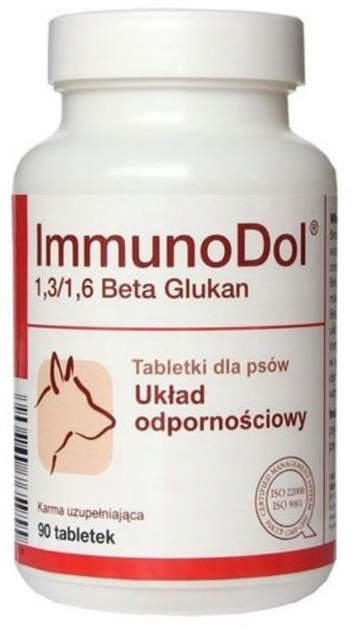 Preparat Dolfos ImmunoDol na odporność dla psa 90 tabletek (5902232645958) - obraz 1
