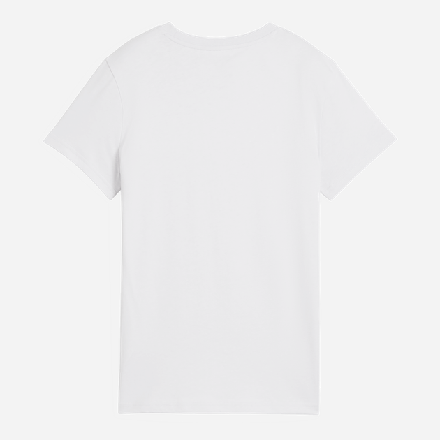 Футболка хлопковая женская Puma Ess No. 1 Logo Tee (S) 68237154 XS White-Cool Blue с принтом (4069157669870) - Фото 6 Футболка хлопковая женская Puma Ess No. 1 Logo Tee (S) 68237154 XS White-Cool Blue с принтом (4069157669870) - изображение 6
