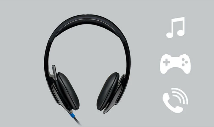 Гарнітура Logitech H540 USB (981-000480) Чорний - зображення 10