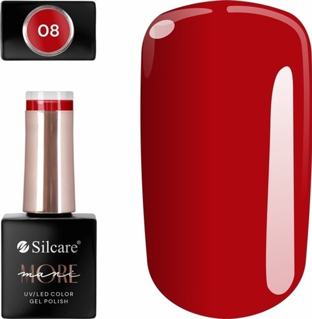 Lakier hybrydowy Silcare ManiMore 08 10 g (5902560567236) - obraz 1