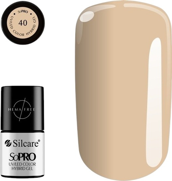 Lakier hybrydowy Silcare SoPro 40 7 g (5902560553116) - obraz 1