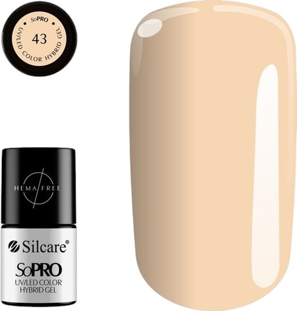 Lakier hybrydowy Silcare SoPro 43 7 g (5902560556353) - obraz 1
