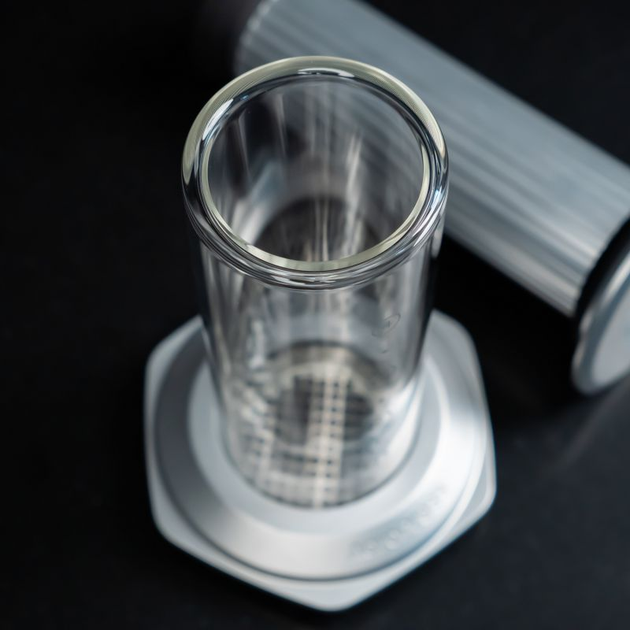 Аеропрес для кави AeroPress Premium Сріблястий (085276082066) - зображення 5