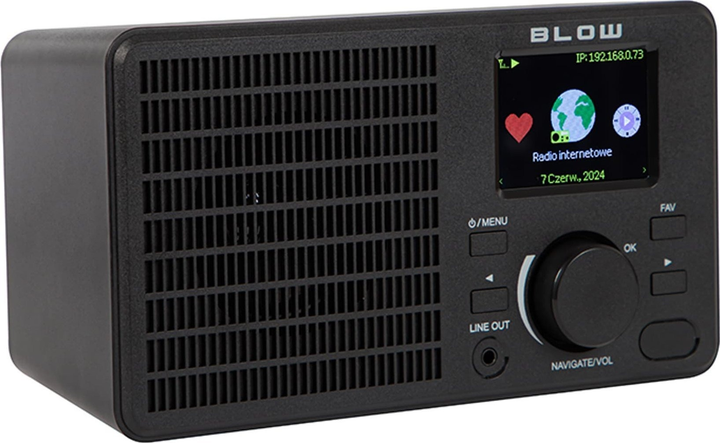 Radio przenośne Blow kuchenne FM/DAB+ BLOW RK3 BT czarne (5900804145301) - obraz 1