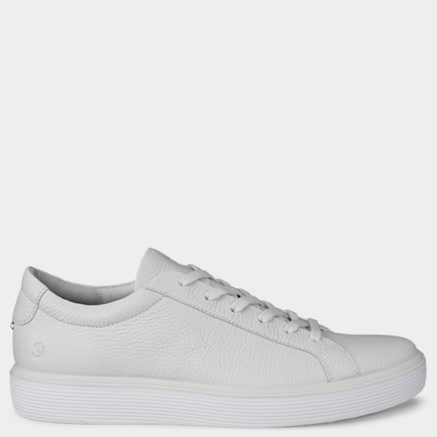 Sneakersy męskie skórzane do kostki Ecco Soft 60 M 58240401007 46 Białe (194891256094) - obraz 1