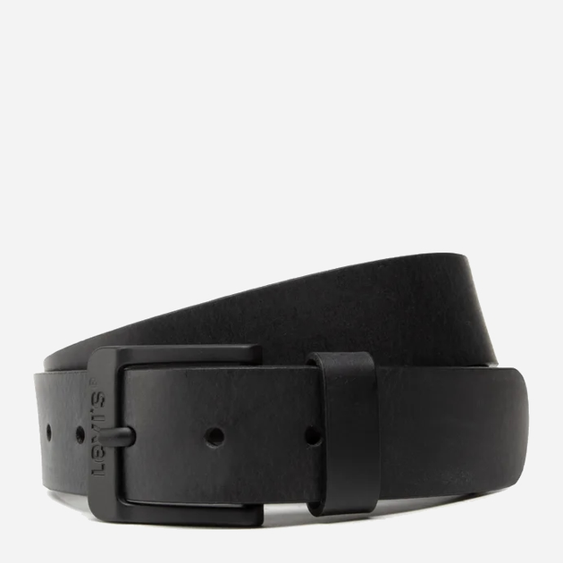 Pasek męski skórzany Levi's 38016-0033 100 cm Czarny - obraz 1