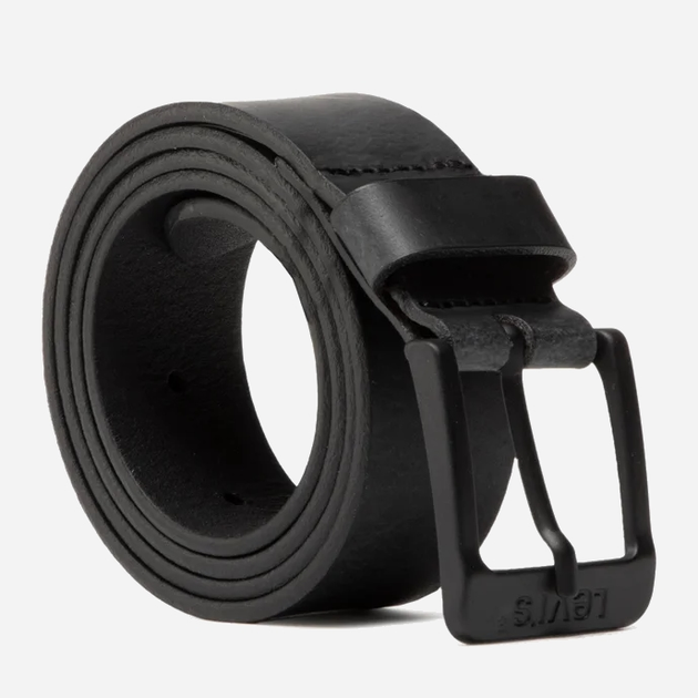 Pasek męski skórzany Levi's 38016-0033 85 cm Czarny - obraz 2