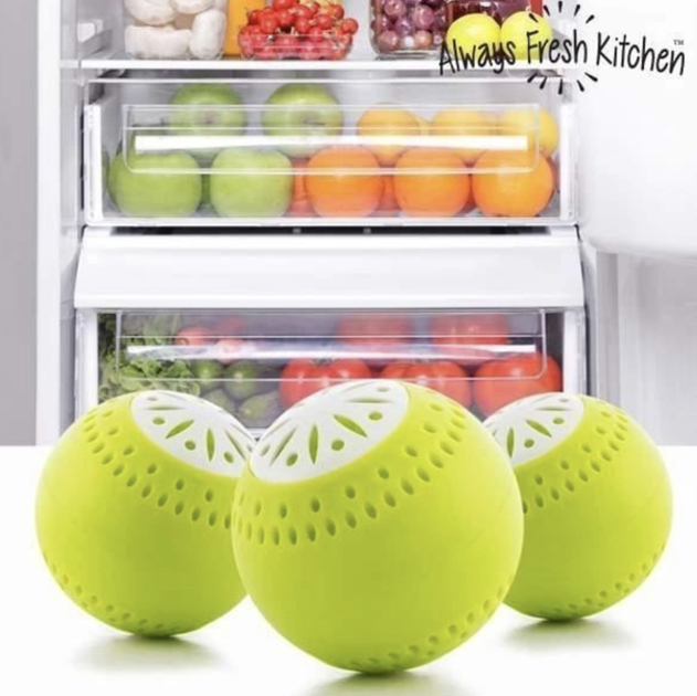 Кульки Mimo, ПОГЛИНЧУВАЧ ПАРХУ В ХОЛОДИЛЬНИК 3 ШТ ДЛЯ ВИДАЛЕННЯ ПАРХУ FRIDGE BALLS - зображення 3
