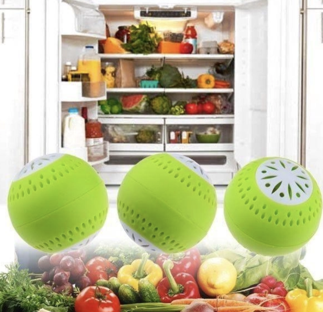 Кульки Mimo, ПОГЛИНЧУВАЧ ПАРХУ В ХОЛОДИЛЬНИК 3 ШТ ДЛЯ ВИДАЛЕННЯ ПАРХУ FRIDGE BALLS - зображення 6